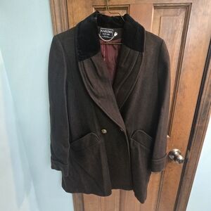 Karizma Women's Dark Brown Blazer with Black Accents